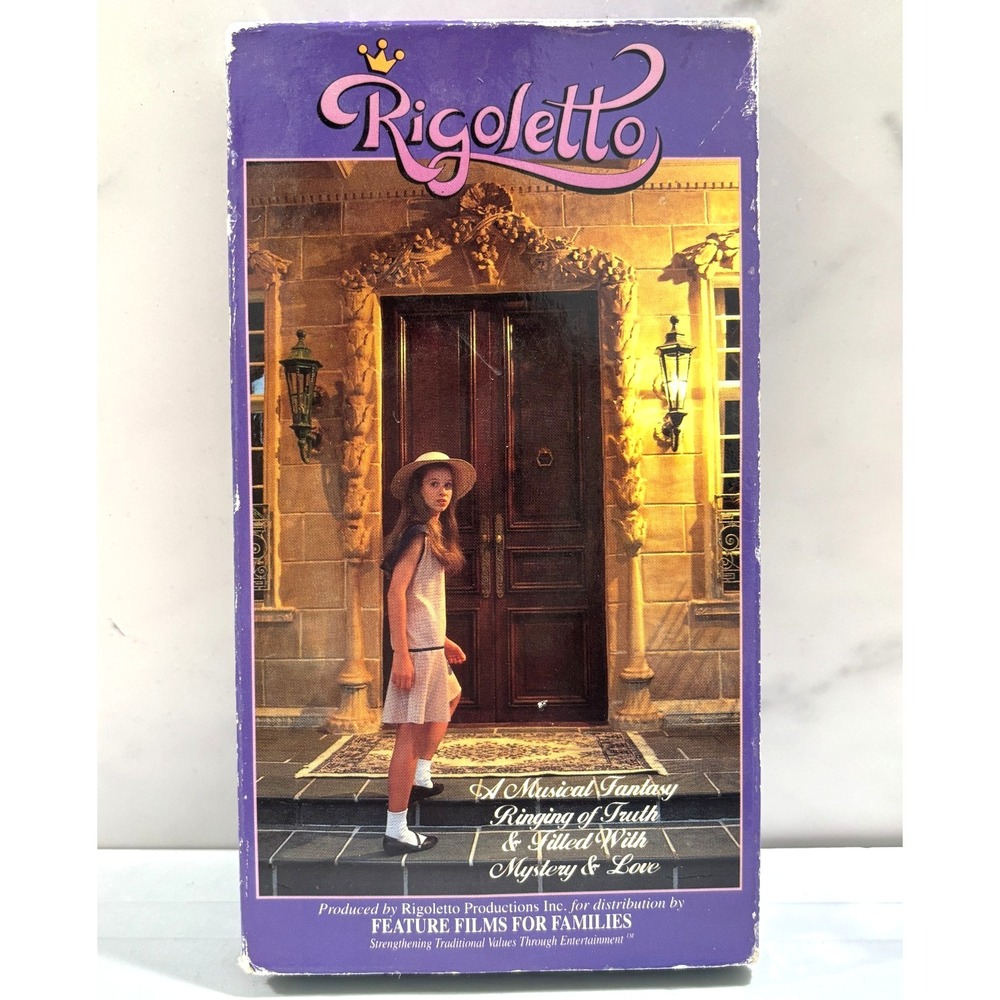 Feature Films for Families Rigoletto VHS 1993 Musical Fantasy Joseph Paur VTG